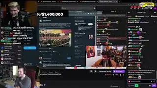 Soda watches Ludwig impersonate him in Hasan's chat