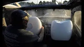 DEMOLITION DERBY AIR BAGS?.. ONBOARD ACTION!!
