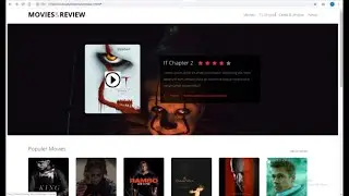 HOW TO MAKE MOVIE WEBSITE USING HTML, CSS AND JAVASCRIPT | UPCOMING PROJECT TRAILER |CODING WORLD