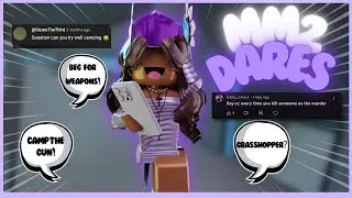 DOING YOUR MM2 DARES!
