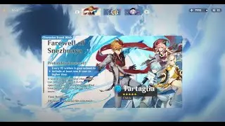 Genshin Impact  - Childe rerun banner summon session