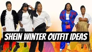 SHEIN PLUS SIZE WINTER HAUL// 2023/ 2024 // HOLIDAY OUTFIT IDEAS