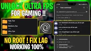How To Unlock Ultra FPS For Gaming || Optimize GPU For Android - No Root || Get Max 90 FPS & Fix Lag