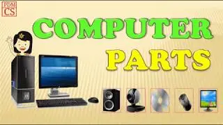 Learn computer parts for kids | computer parts name in English