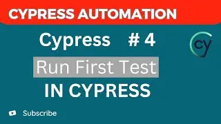 Cypress Tutorial #4 – First Test in Cypress | Beginner's Step-by-Step Guide