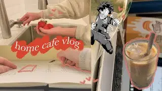 vlog 34 // boba, banana milk, anime, and ofc some bullet journaling