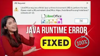 Fix LibreOffice “Requires Java Runtime Environment (JRE)” Error Install & Configure LibreOffice.org