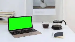 [No Copyright] Laptop Free green screen 