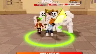 Challenge: beating the final wave 670 in Anime Blade Universe - Roblox
