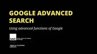How to Use Google Advanced Search