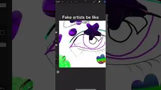 Fake artists be like #art #viral #eyedrawing #eyeart #procreate #digitalart