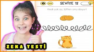 ZEKA TESTİ - EYLÜL BRAIN TEST OYUNU Türkçe - Eğlenceli Çocuk Videosu - Tontik Tv