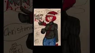Metal Christmas from Ruby - VA by @ElleonPastelle #originalcharacter