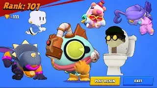 All 99 Brawlers & All Skins Losing Animations in Brawl Stars