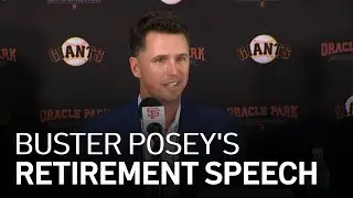 WATCH: Buster Posey's Retirement Speech