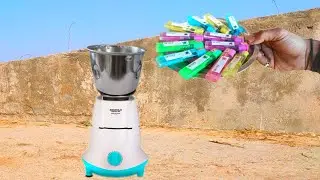 क्या होगा जब लाइटर को मिक्सी मशीन में डाल दें| mixi machine vs lighter