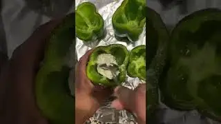 Stuffed creamy chicken bell peppers