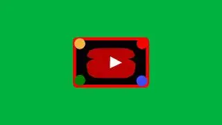 youtube short logo animation || green screen market