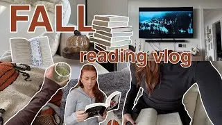fall reading vlog 🍁📖 (reading twilight for the first time 🤭)