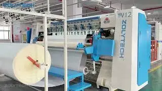 8 Cm In One Pass! Multineedle Chain Stitch Mattress Quilter 1200RPM Automatic Lubrication System
