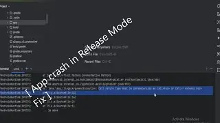 App crash in Release Mode flutter ||Flutter project not running in android studio or proguard error