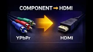 YPbPr Component to HDMI Converter | PS2 Xbox 1080p Plug & Play