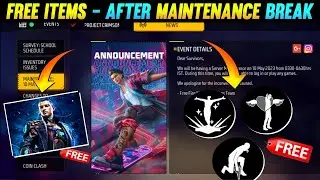FREE REWARDS AFTER MAINTENANCE BREAK 🔥😱 | FREE FIRE NEW EVENT | FF NEW EVENT