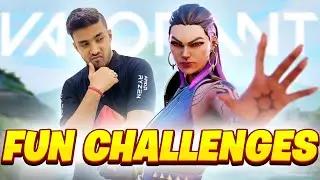 SUPERCRAZY CHALLENGES IN VALORANT | UJJWAL
