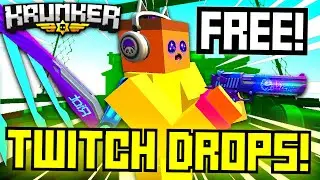 Krunker.io How To Claim EVERY Season 5 TWITCH DROP *FREE SKINS* - Drops Guide!