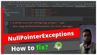 java.lang.nullpointerexception android studio new project does not run | the cracker