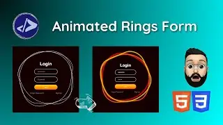 Login/Signup Pages | Customized Dev | Create Animated Rings Login Form using HTML & CSS