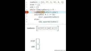 Code to Separate Odd Numbers from Even Numbers 