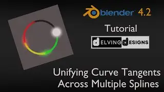 Blender Geometry Nodes Tutorial: Unifying Curve Tangents Across Multiple Splines