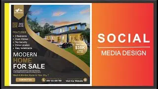Social Media Post Design | Coreldraw tutorial in hindi