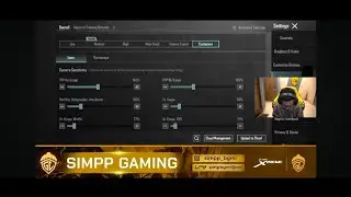 godl simpp sensitivity code  setting SENSITIVITY SETTING new update@simppgamingg sensitivity#bgmi