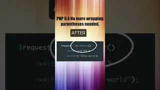 📢 PHP 8.4: No more wrapping parentheses needed!