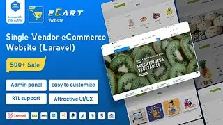 eCart Web  eCommerce Store Website with Laravel