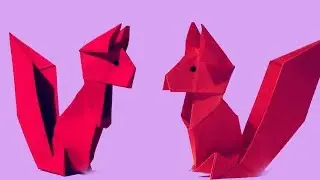 EASY Origami Squirrel || How to make A Paper Squirrel || Easy paper Squirrel💌 Paper Factor 💌