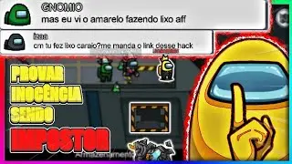 (NÃO É CLICKBAIT) Como PROVAR ser inocente sendo IMPOSTOR - Among Us