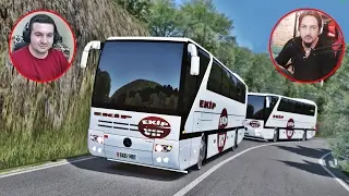 OTOBÜSLERLE DAĞ TURU | ASSETTO CORSA | w/ Ekip Lojistik
