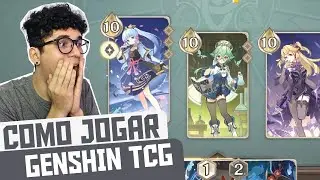 COMO JOGAR O JOGO DE CARTAS DO GENSHIN IMPACT