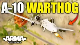 Dominating the Russians with the A-10 Warthog in Arma Reforger