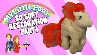 My Little Pony So-Soft Restoration: Part 1 - Deflocking - Vintage G1 Hasbro