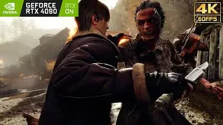 Resident Evil 4 Remake (PC) MAX Settings & Ray Tracing 4K Gameplay | RTX 4090 ✔