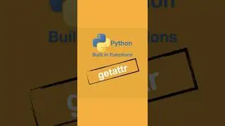 getattr Python Yerleşik (Gömülü Built-in) Fonksiyonlar #coding #python #programming