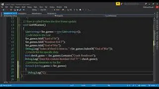 Unity C# Beginner Tutorials #13 - Lists