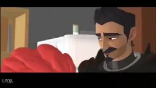 a footage scene of nimona movie from Blue Sky Studios