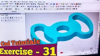 Exericise 31 I Mastercam Cad Tutorials I Mastercam For Begginer I 