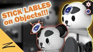 Stick Lables onto ANY Object - C4D Quick Tip