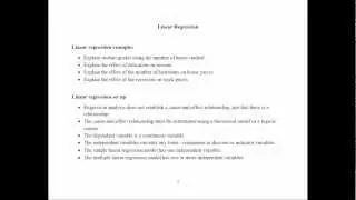 Linear Regression